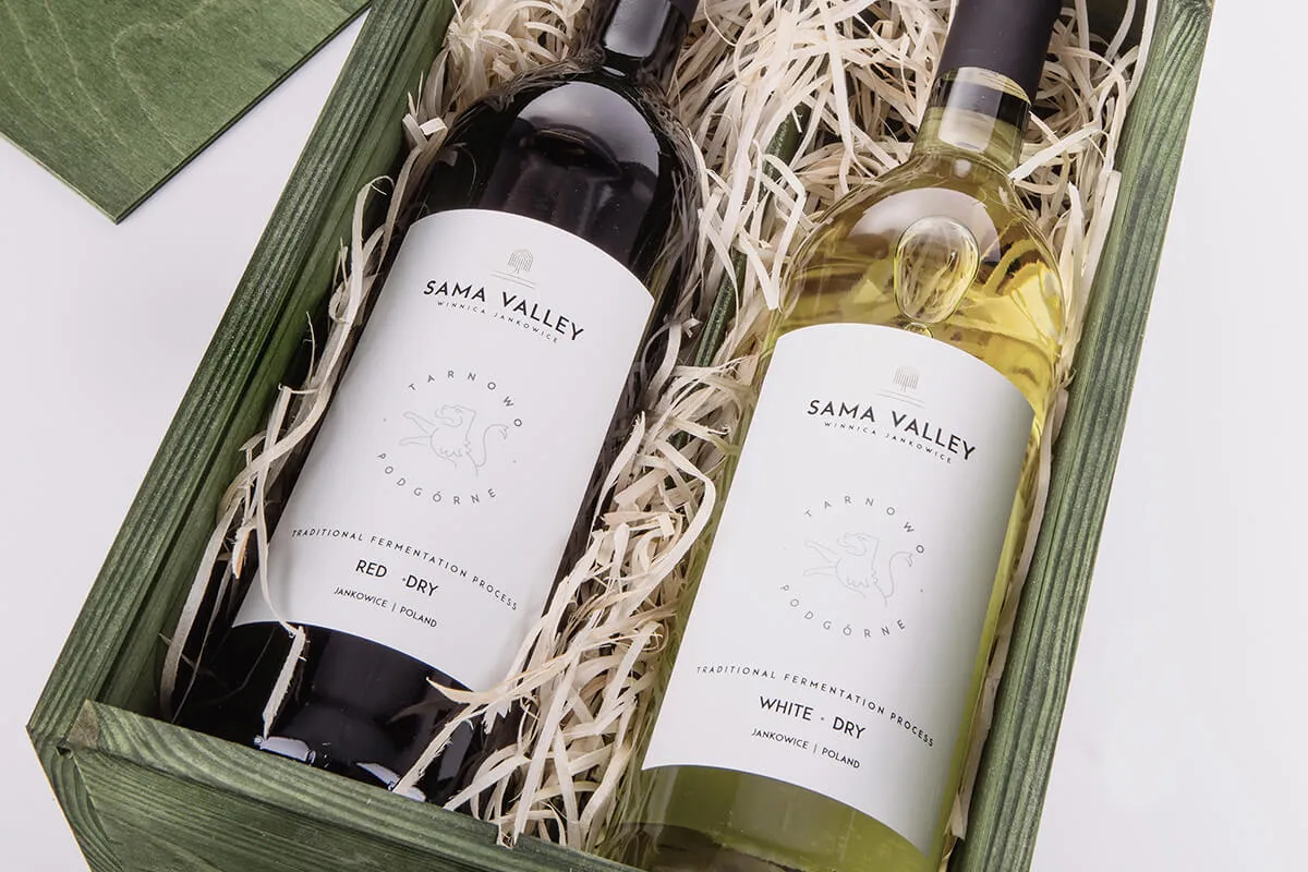 Etykieta na zamówienie — wino z dedykacją, Winnica Jankowice