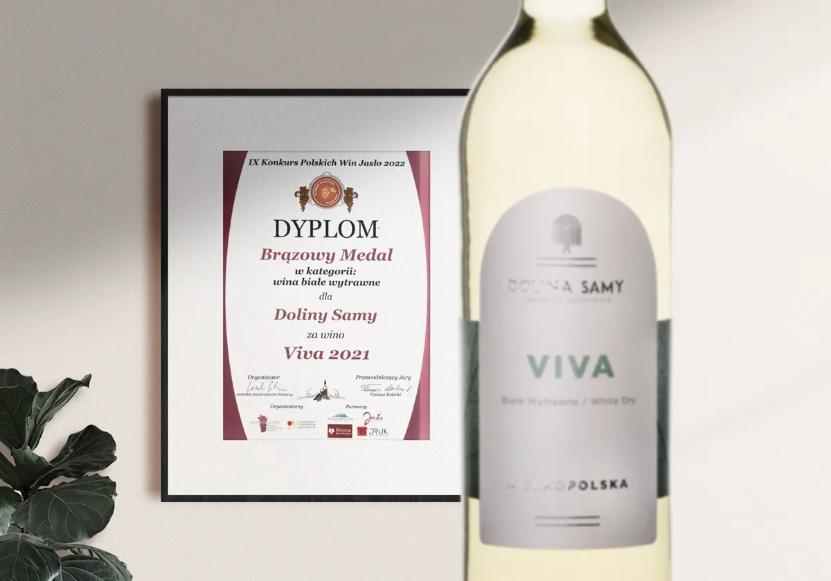 Medal — Dolina Samy, winnica Jankowice