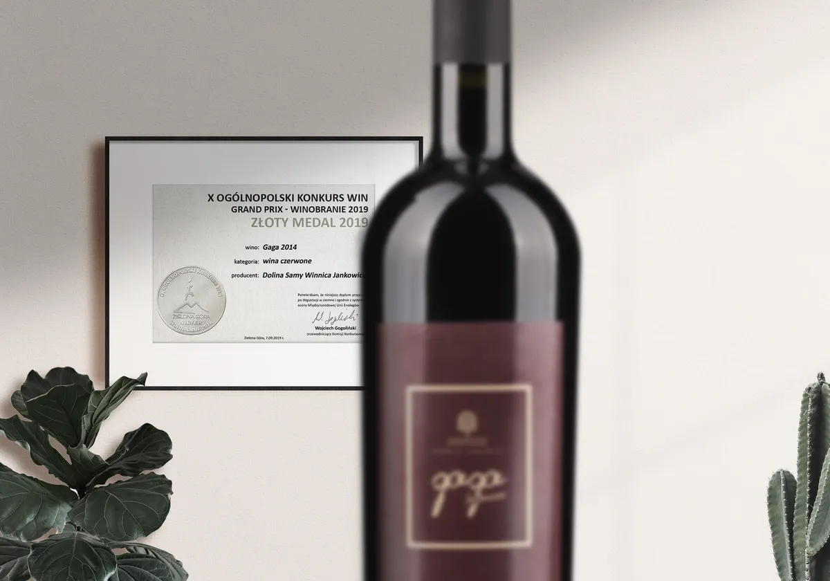 Dyplom — konkurs winiarski